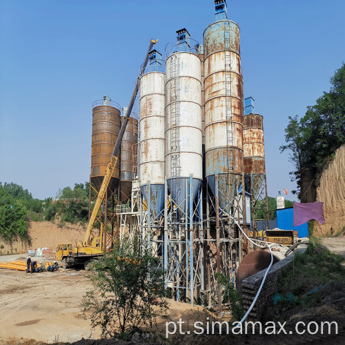 Exportar para a planta de dosagem de concreto HZS25 do Níger